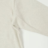 Full Count 5502H Cotton Ribbed Henley L/S Tee - Oatmeal