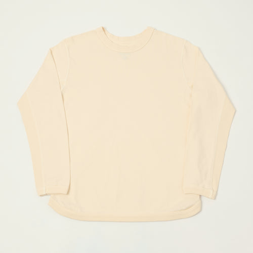 FULLCOUNT 5222L Flat Seam Heavyweight T-Shirt - Ecru