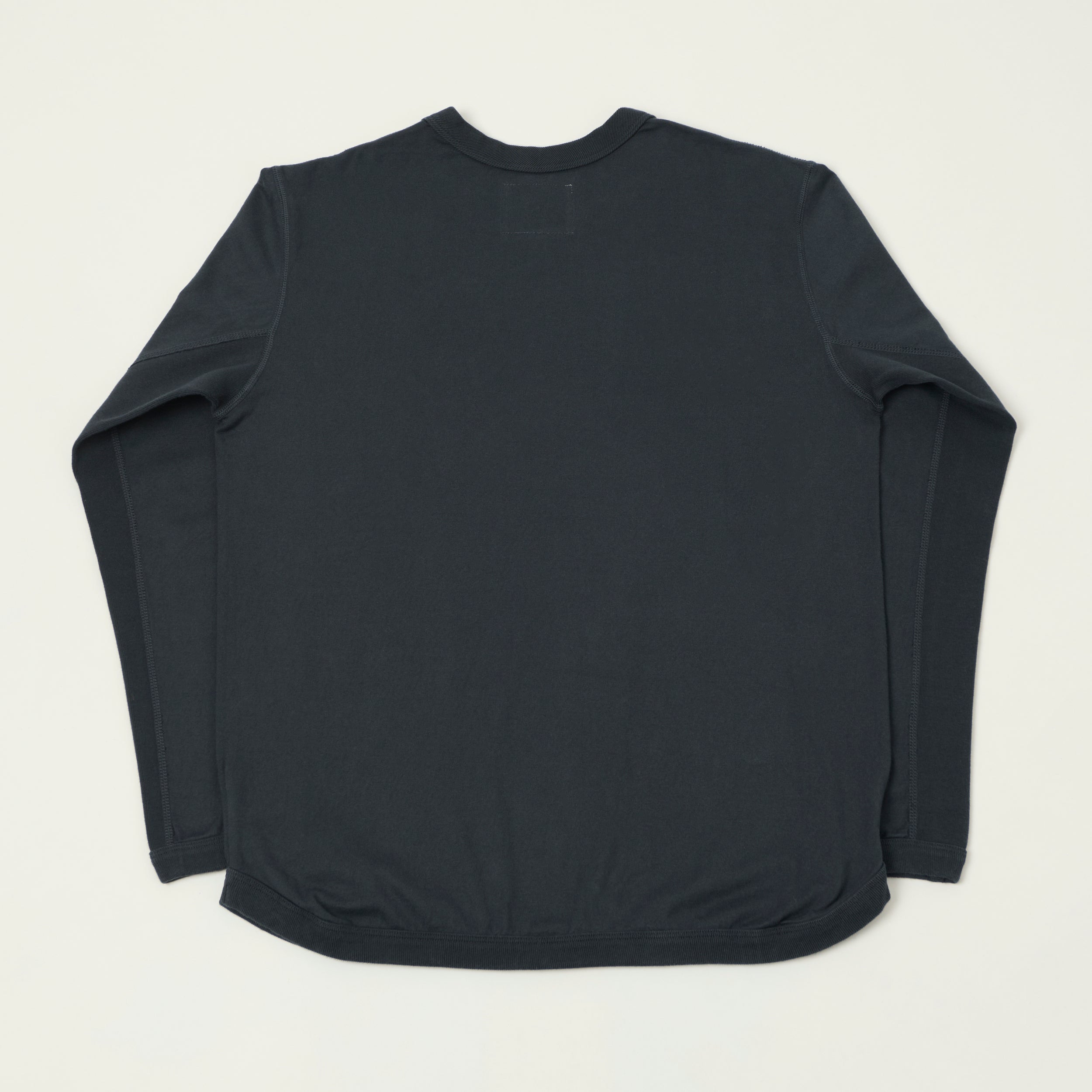 FULLCOUNT 5222L Flat Seam Heavyweight T-Shirt - Ink Black