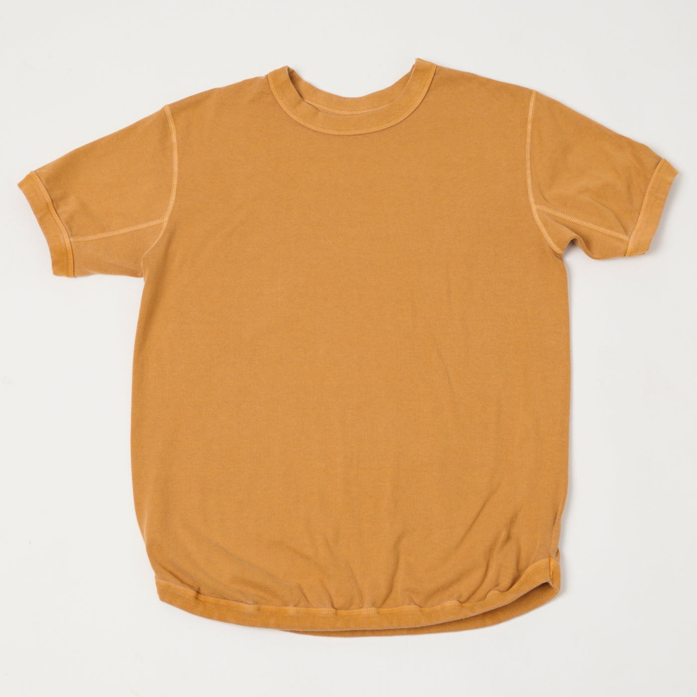 FULLCOUNT 5222 Flat Seam Heavyweight T-Shirt - Saffron