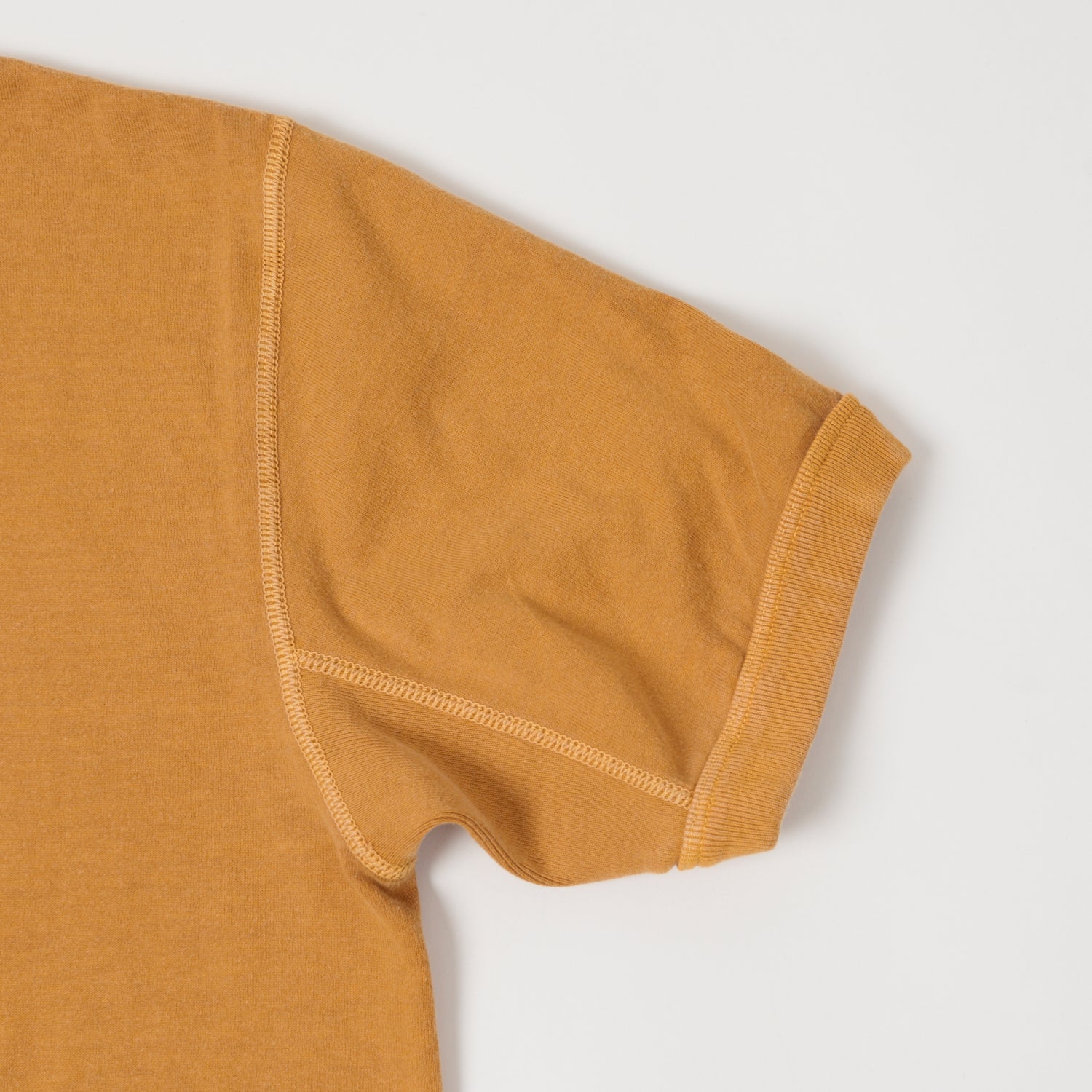 FULLCOUNT 5222 Flat Seam Heavyweight T-Shirt - Saffron