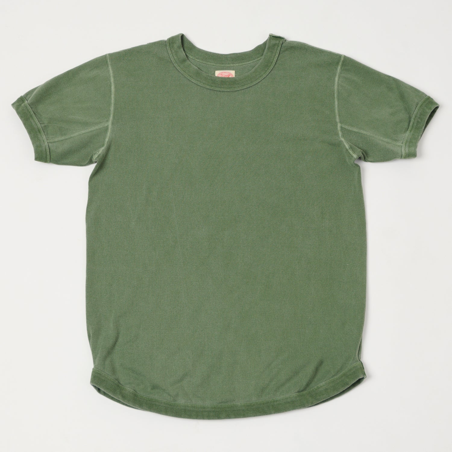 FULLCOUNT 5222 Flat Seam Heavyweight T-Shirt - Evergreen