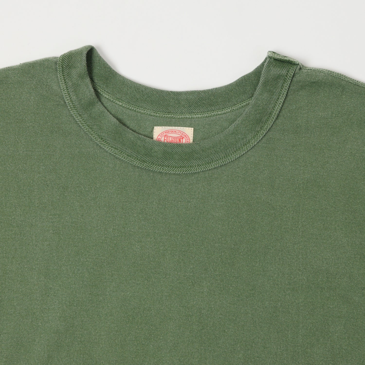 FULLCOUNT 5222 Flat Seam Heavyweight T-Shirt - Evergreen