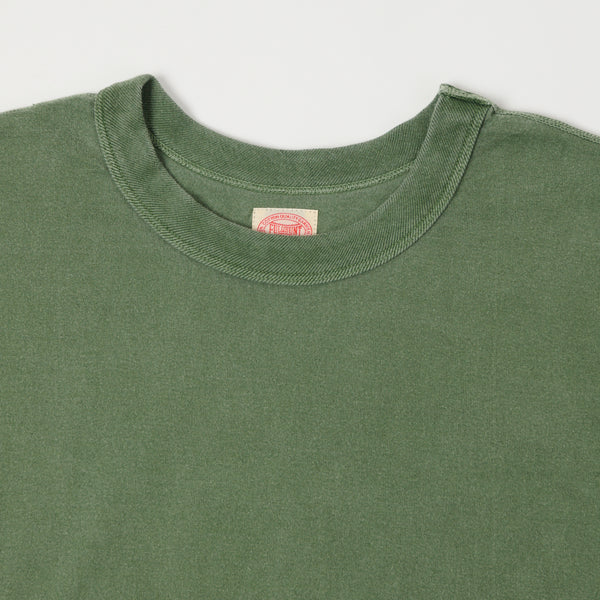 Full Count 5222 Flat Seam Heavyweight S/S Tee - Evergreen