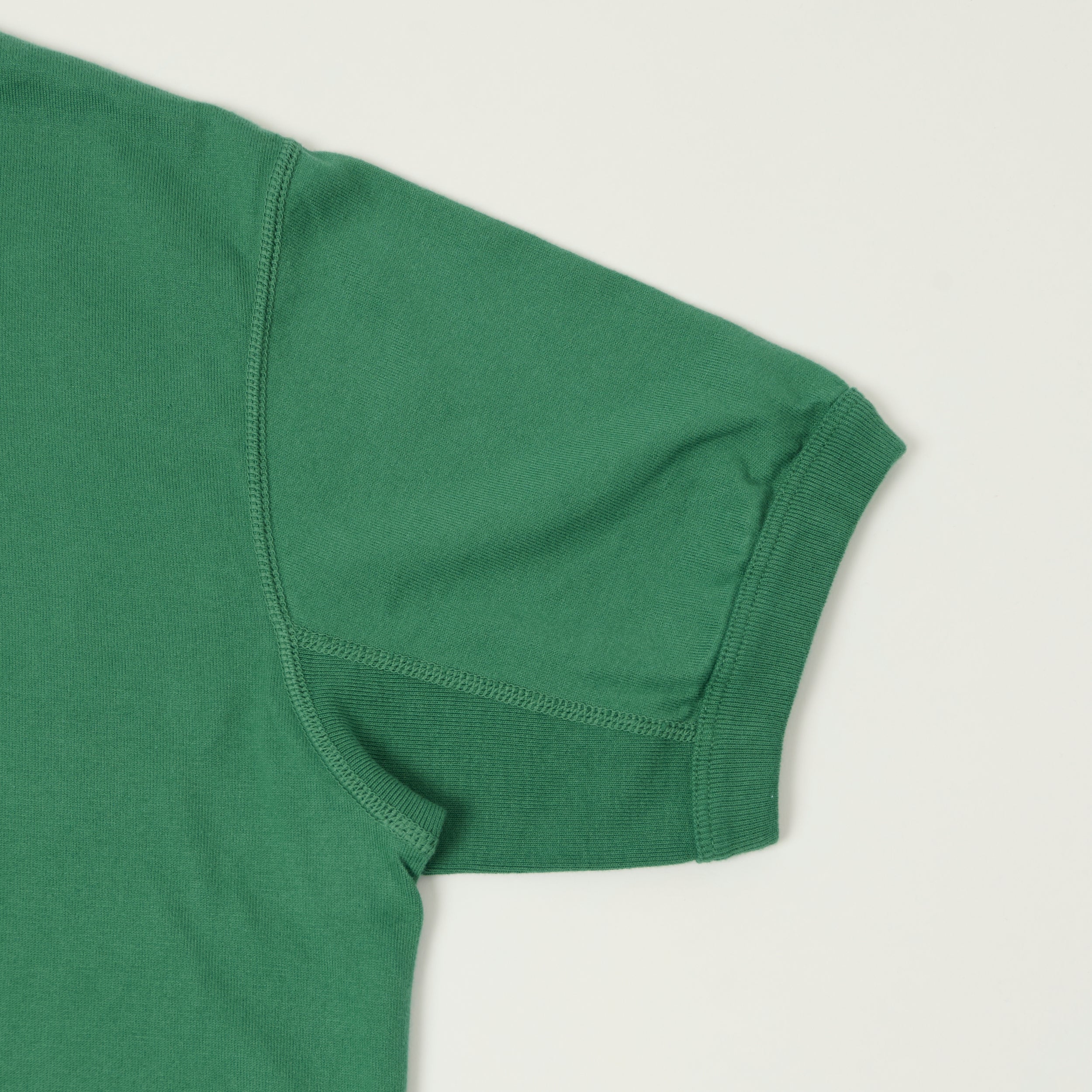 Full Count 5222 Flat Seam Heavyweight T-Shirt - Green