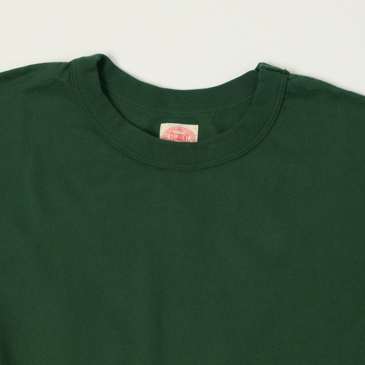 FULLCOUNT 5222 Flat Seam Heavyweight T-Shirt - Dark Green