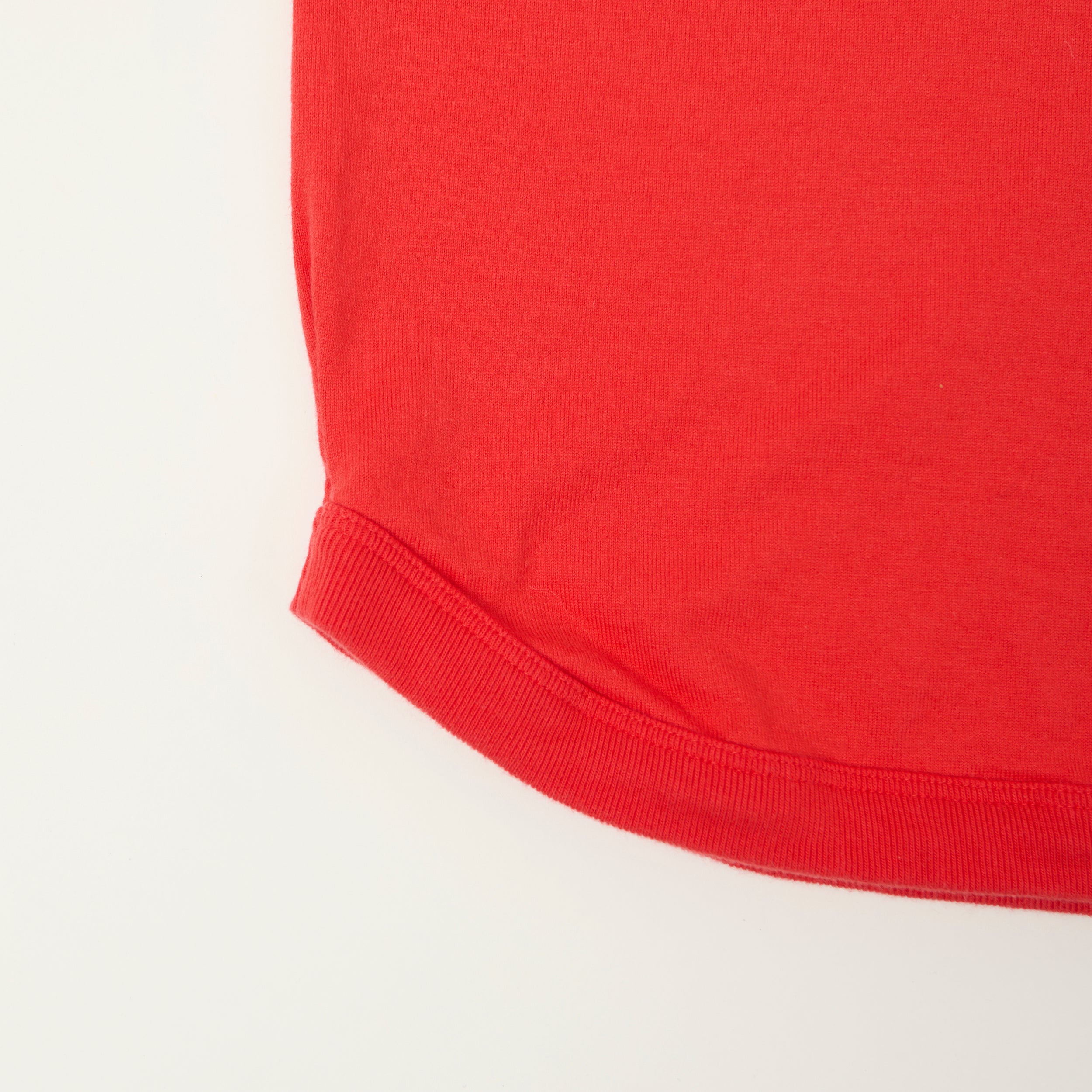 FULLCOUNT 5222H Flat Seam Heavyweight Henley - Red