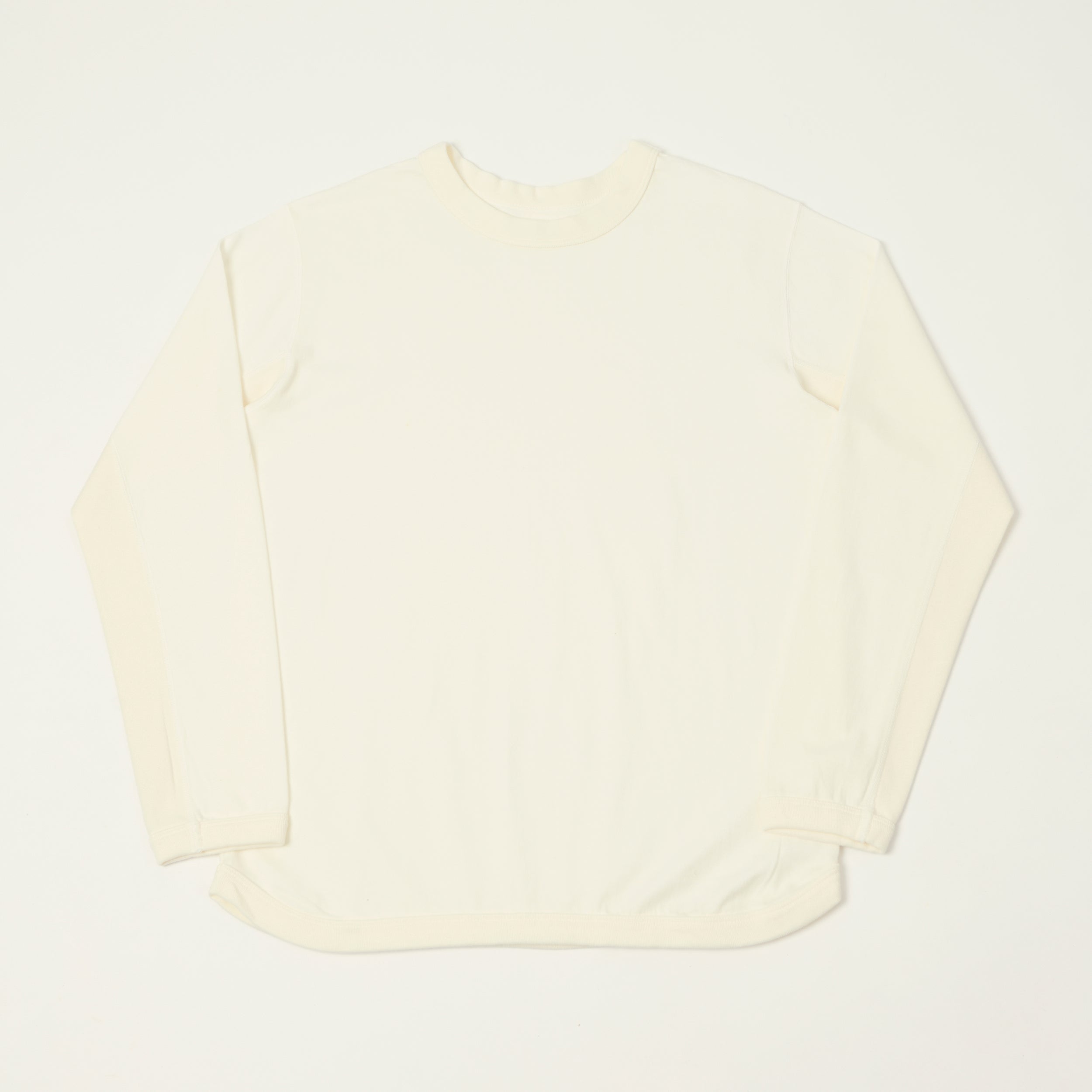 FULLCOUNT 5222L Flat Seam Heavyweight T-Shirt - White