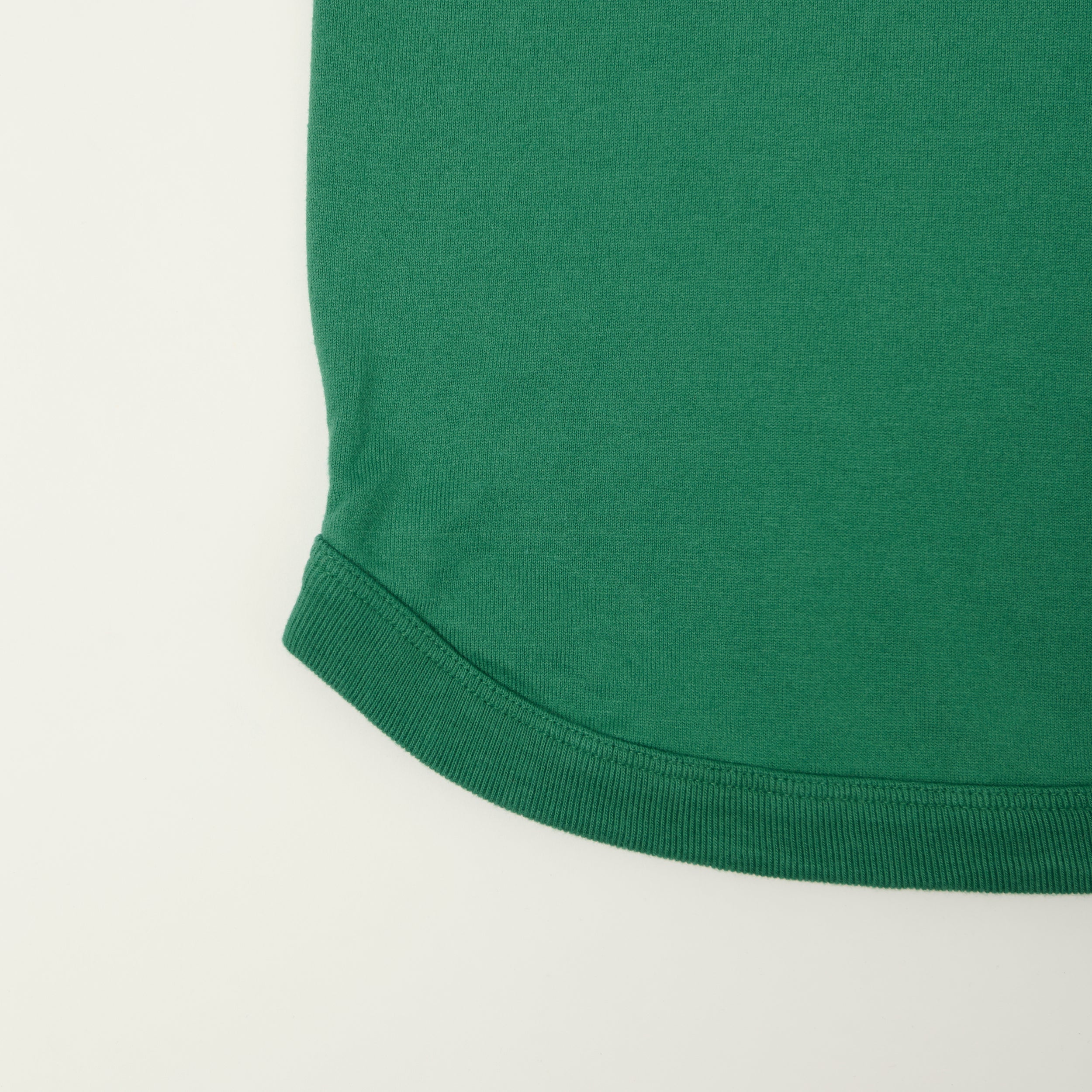 FULLCOUNT 5222LH Flat Seam Heavyweight Henley - Green