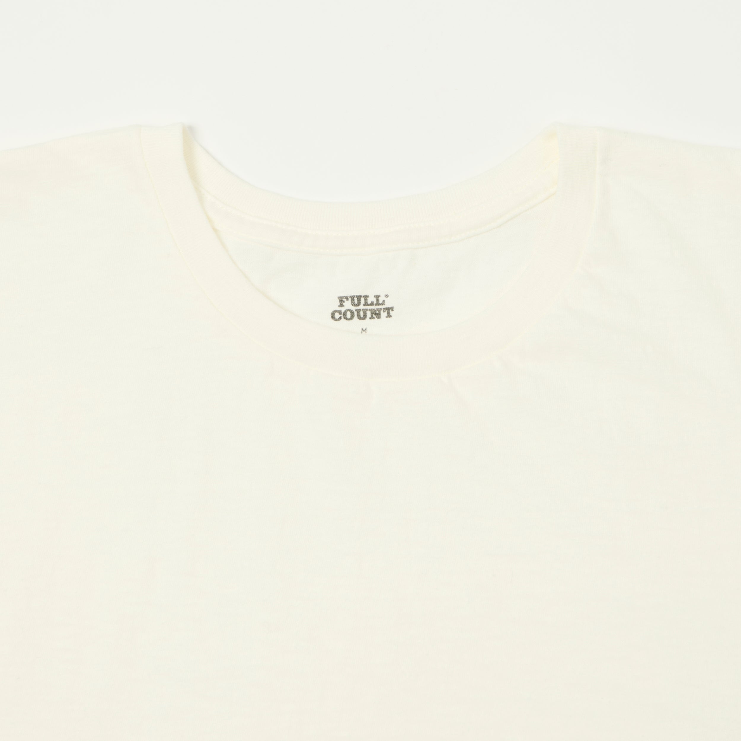 FULLCOUNT 5503 Classic Crew Neck 2 Pack - White