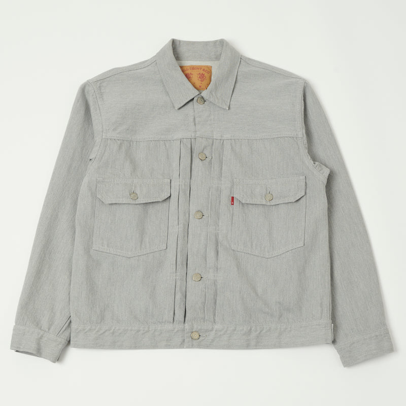 Full Count 2102G 'Sweat' 12oz Type II Denim Jacket - Grey