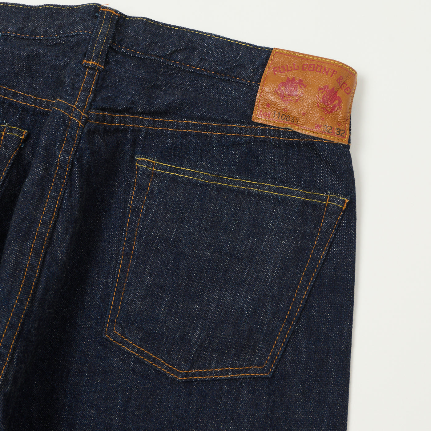 FULLCOUNT 1108SS 'Super Smooth' 11.5oz Regular Straight Jean - One Wash