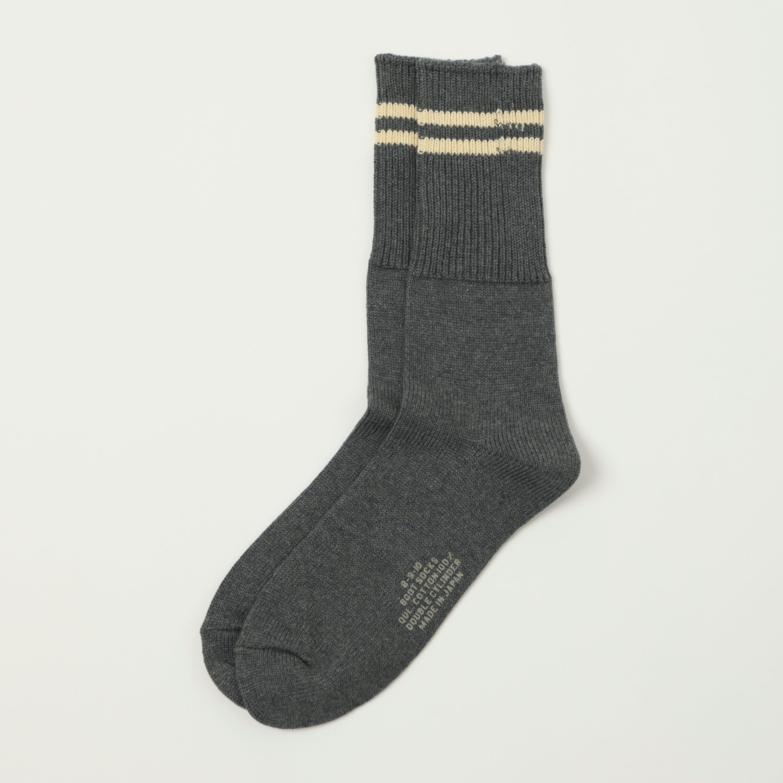 FULLCOUNT 6110 Military Sock - Charcoal Grey