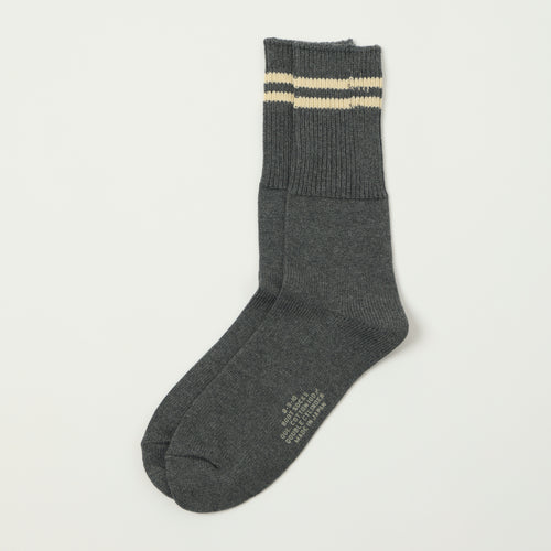 FULLCOUNT 6110 Military Sock - Charcoal Grey