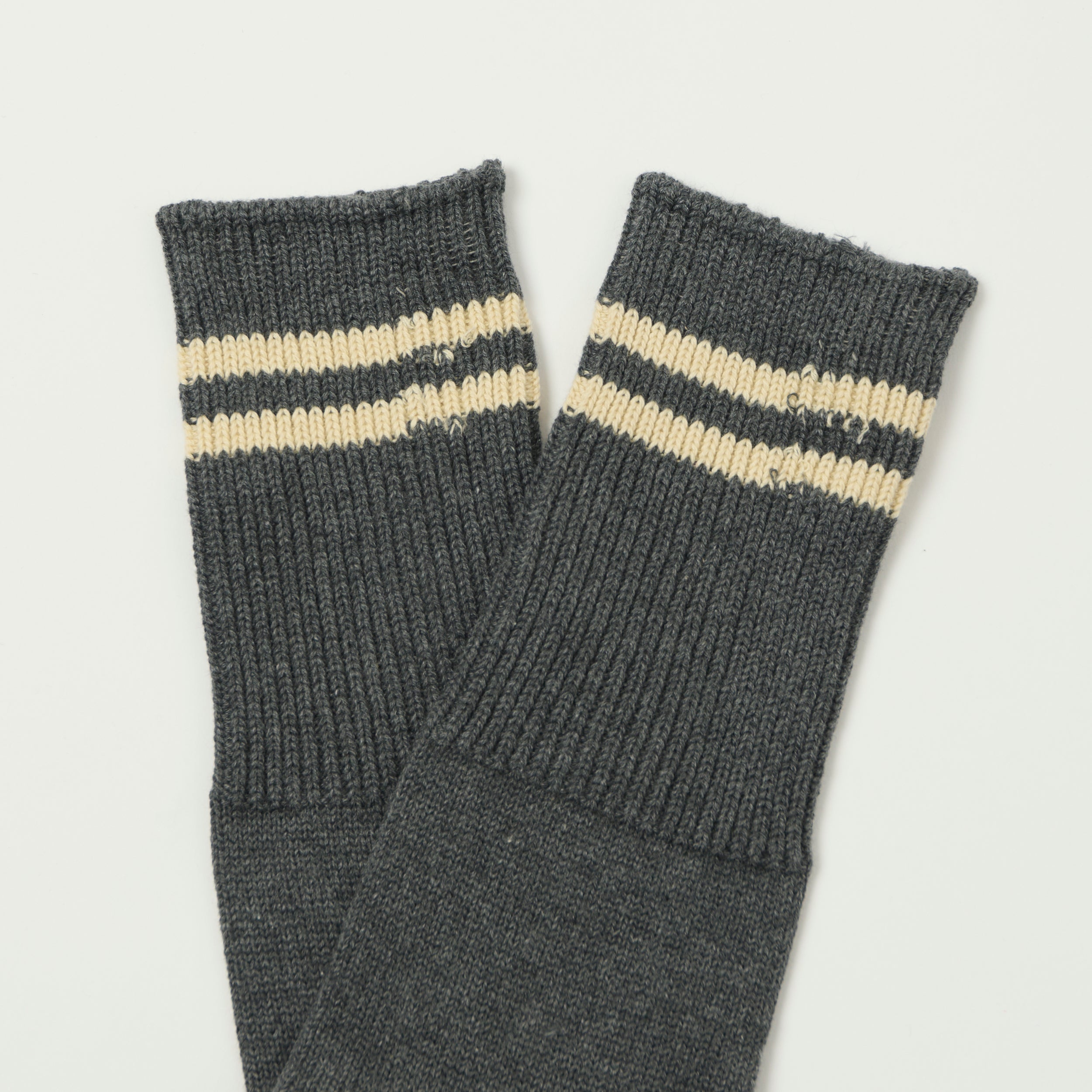 FULLCOUNT 6110 Military Sock - Charcoal Grey