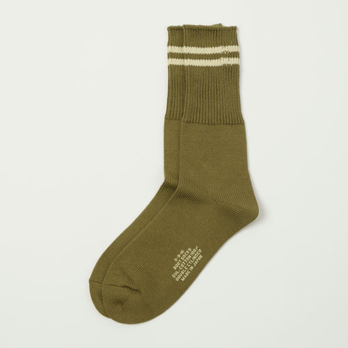 FULLCOUNT 6110 Military Sock - Khaki