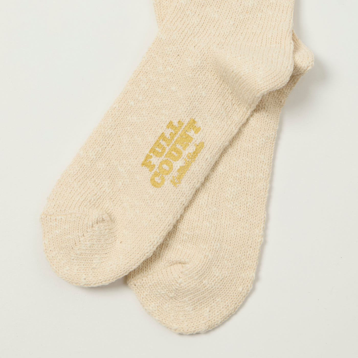 FULLCOUNT 6110 Slub Sock - Beige