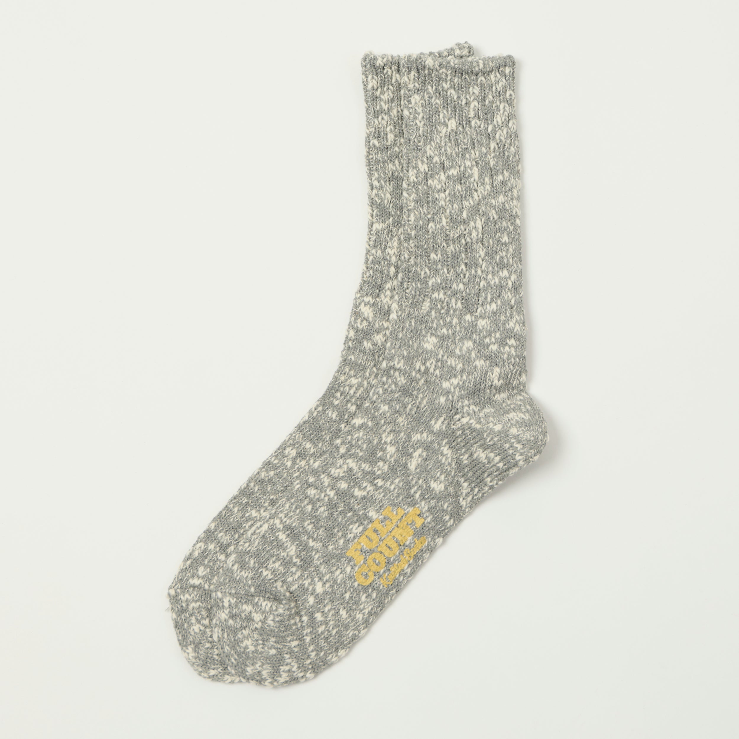 FULLCOUNT 6110 Slub Sock - Heather Grey