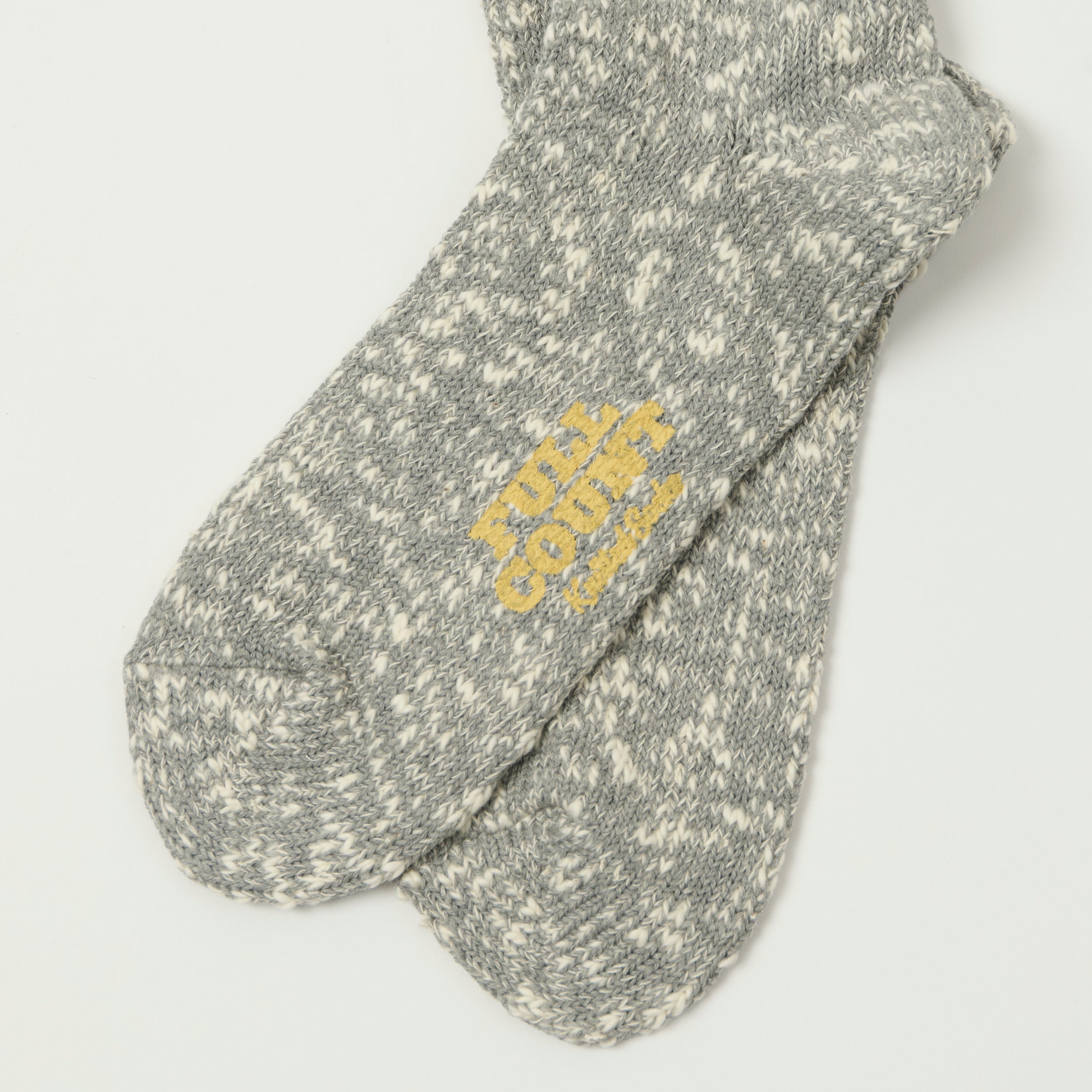 FULLCOUNT 6110 Slub Sock - Heather Grey