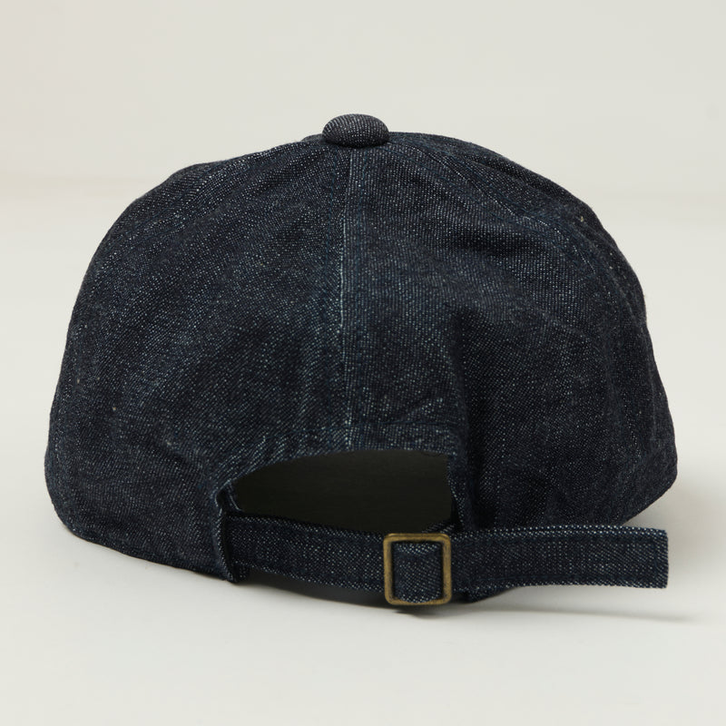 Full Count 6209 Six Panel Denim Baseball Cap - One Wash
