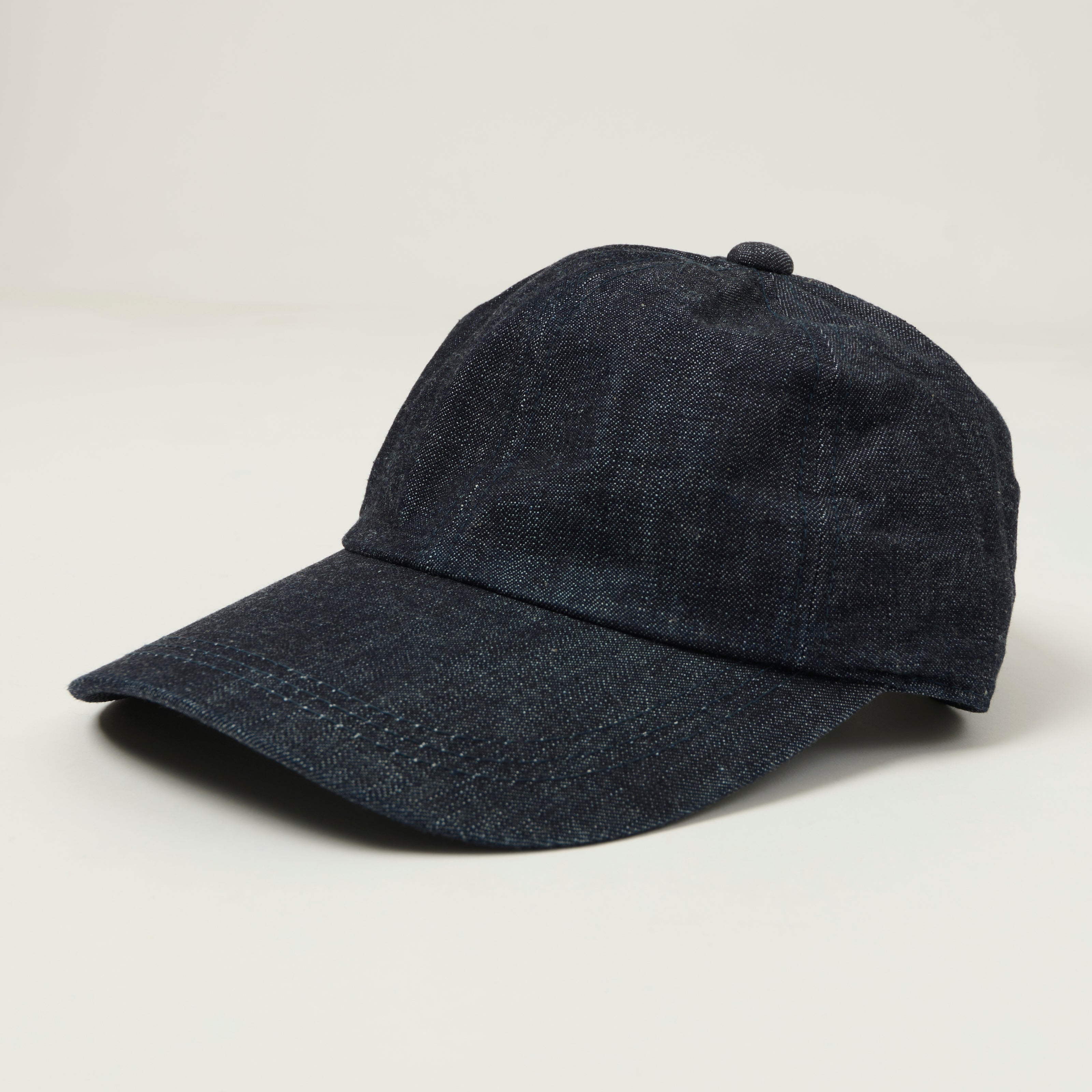 FULLCOUNT 6209 Six Panel Denim Baseball Cap - One Wash