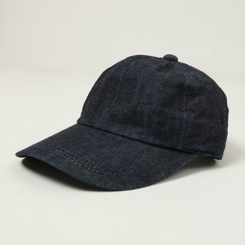 Full Count 6209 Six Panel Denim Baseball Cap - One Wash