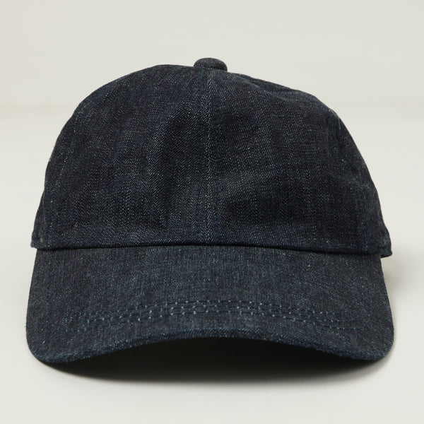 Full Count 6209 Six Panel Denim Baseball Cap - One Wash