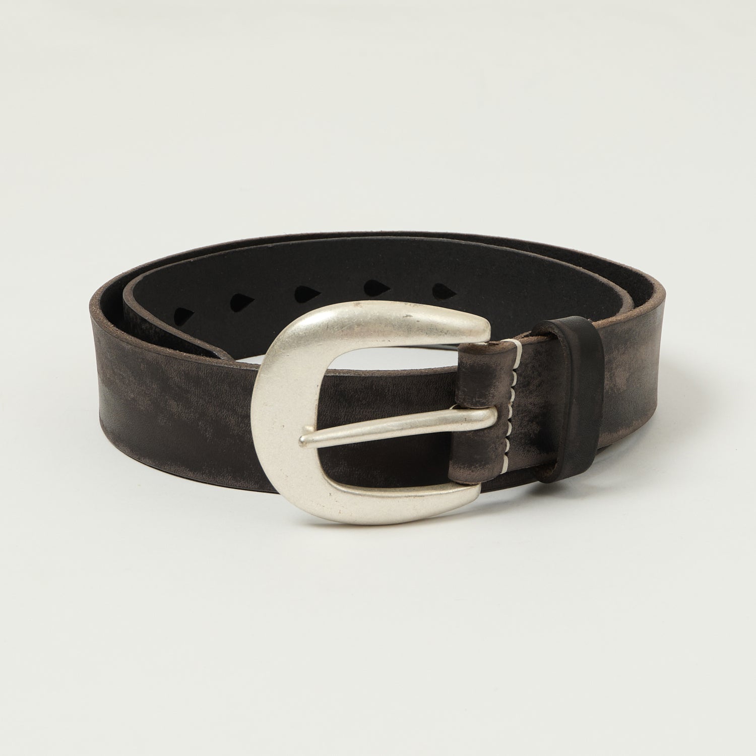 Barnes & Moore Garrison Belt - Natural/Nickel – SON OF A STAG