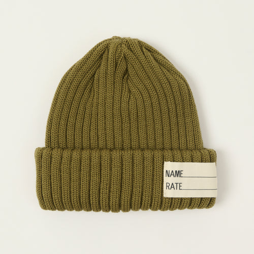FULLCOUNT 6263 U.S Navy Wool Watch Cap - Olive