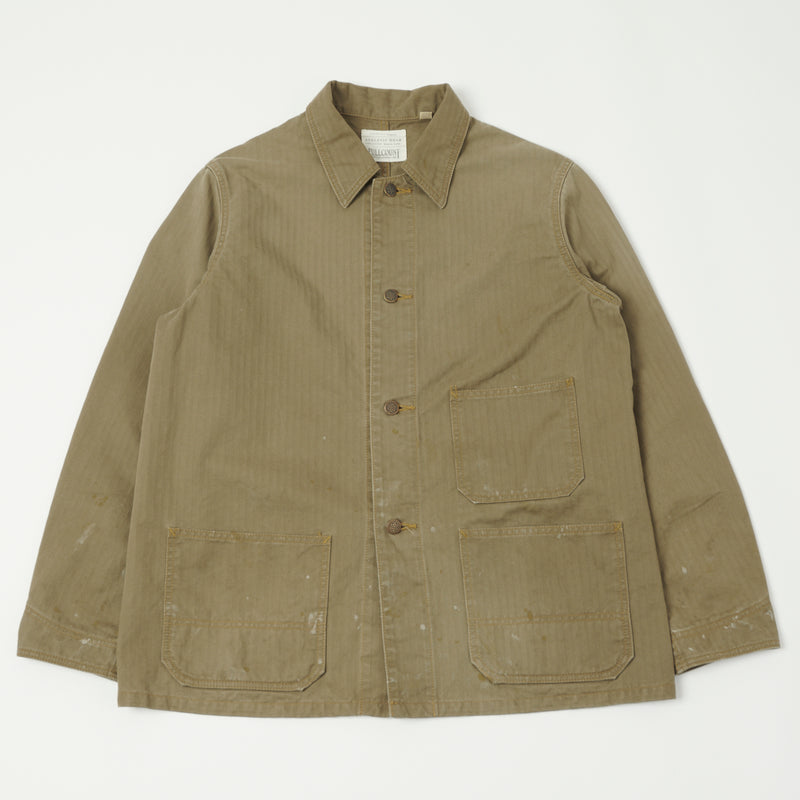 Full Count 2015-9 HBT Chore Jacket - Khaki