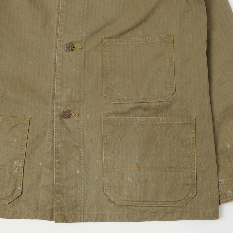 Full Count 2015-9 HBT Chore Jacket - Khaki