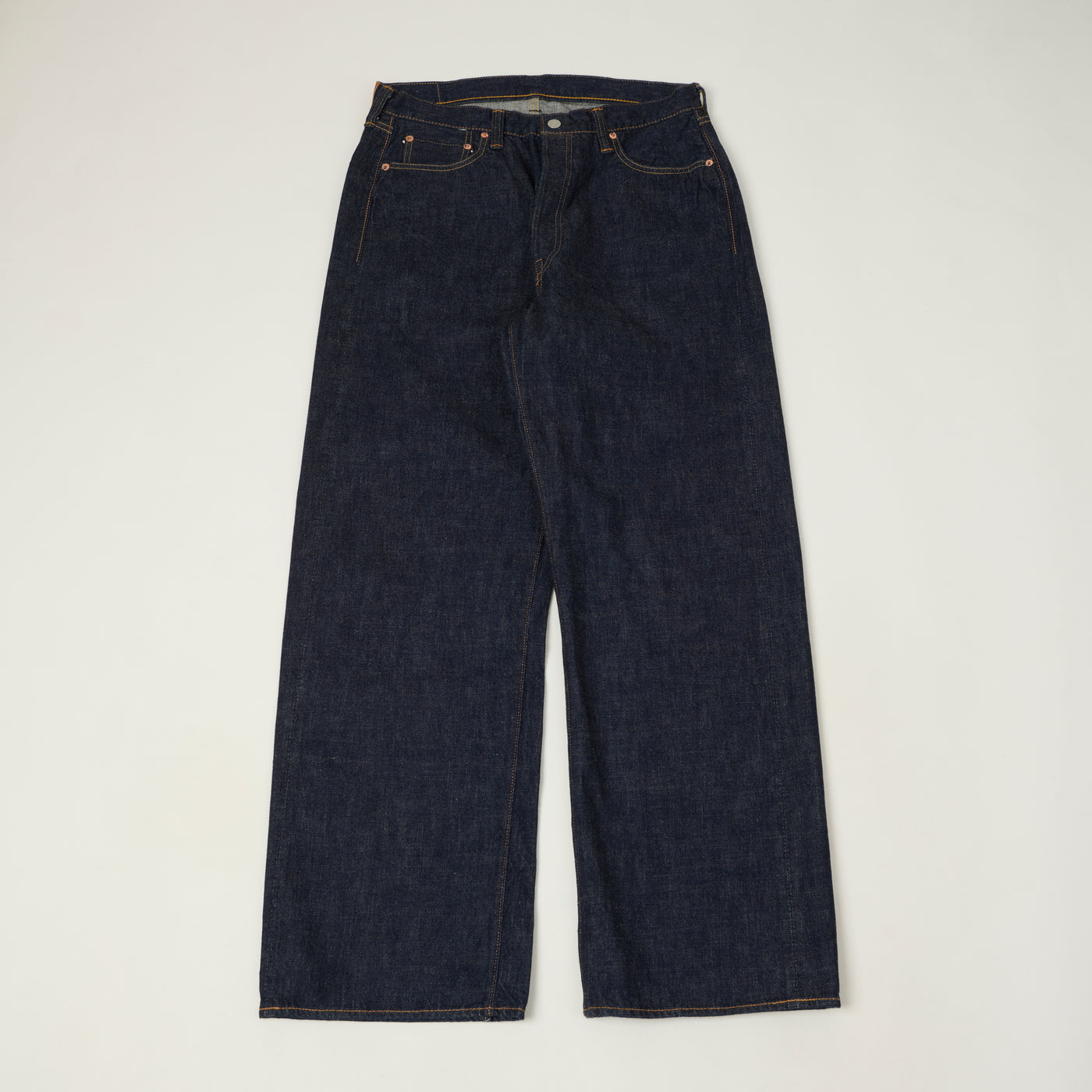 FULLCOUNT 1137 Duke III Extra Wide Straight Jean - One Wash