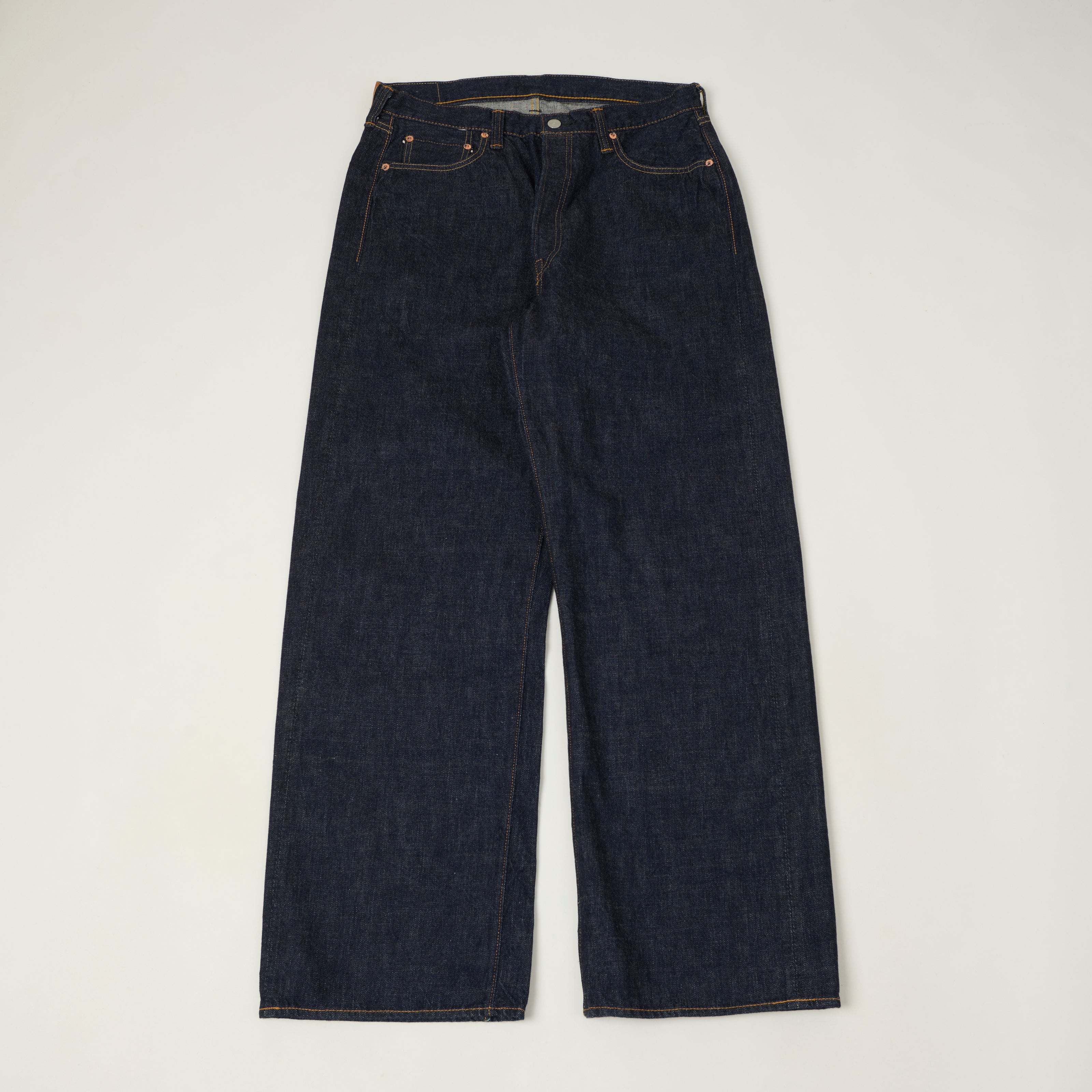 FULLCOUNT 1137 Duke III Extra Wide Straight Jean - One Wash
