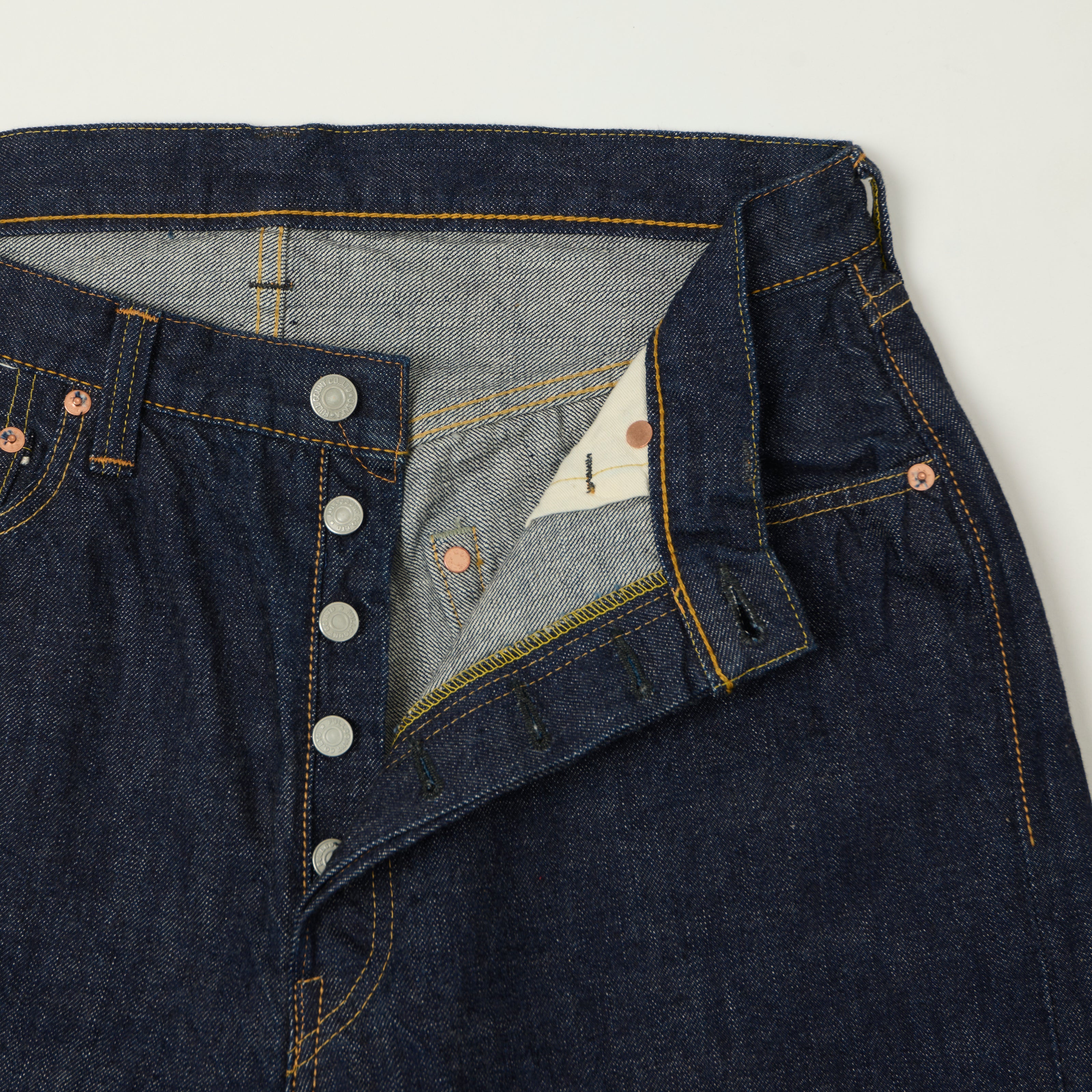 FULLCOUNT 1137 Duke III Extra Wide Straight Jean - One Wash