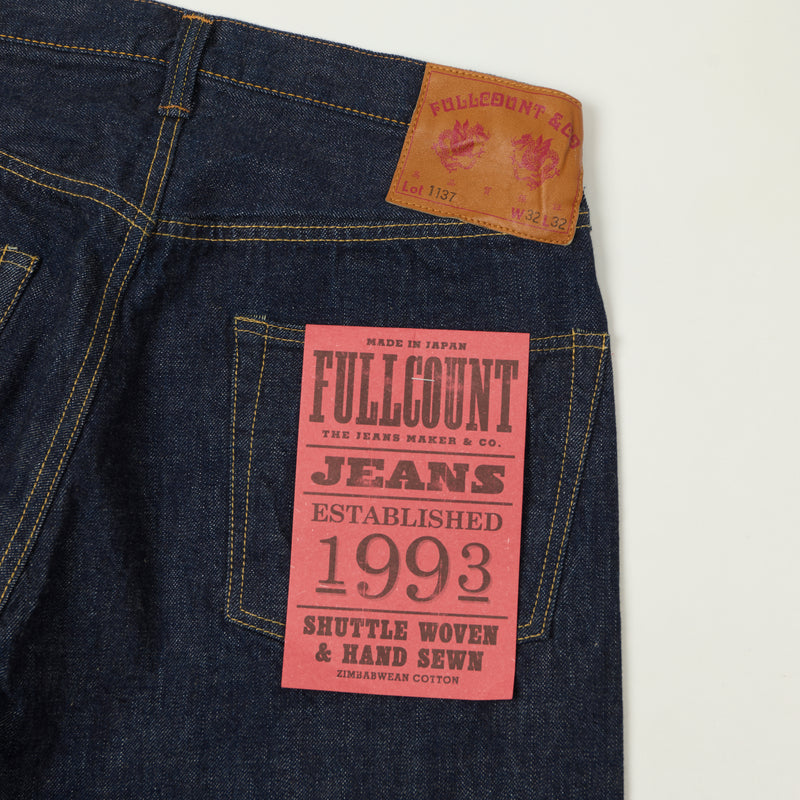 Full Count 1137 Duke III Extra Wide Straight Jean - One Wash