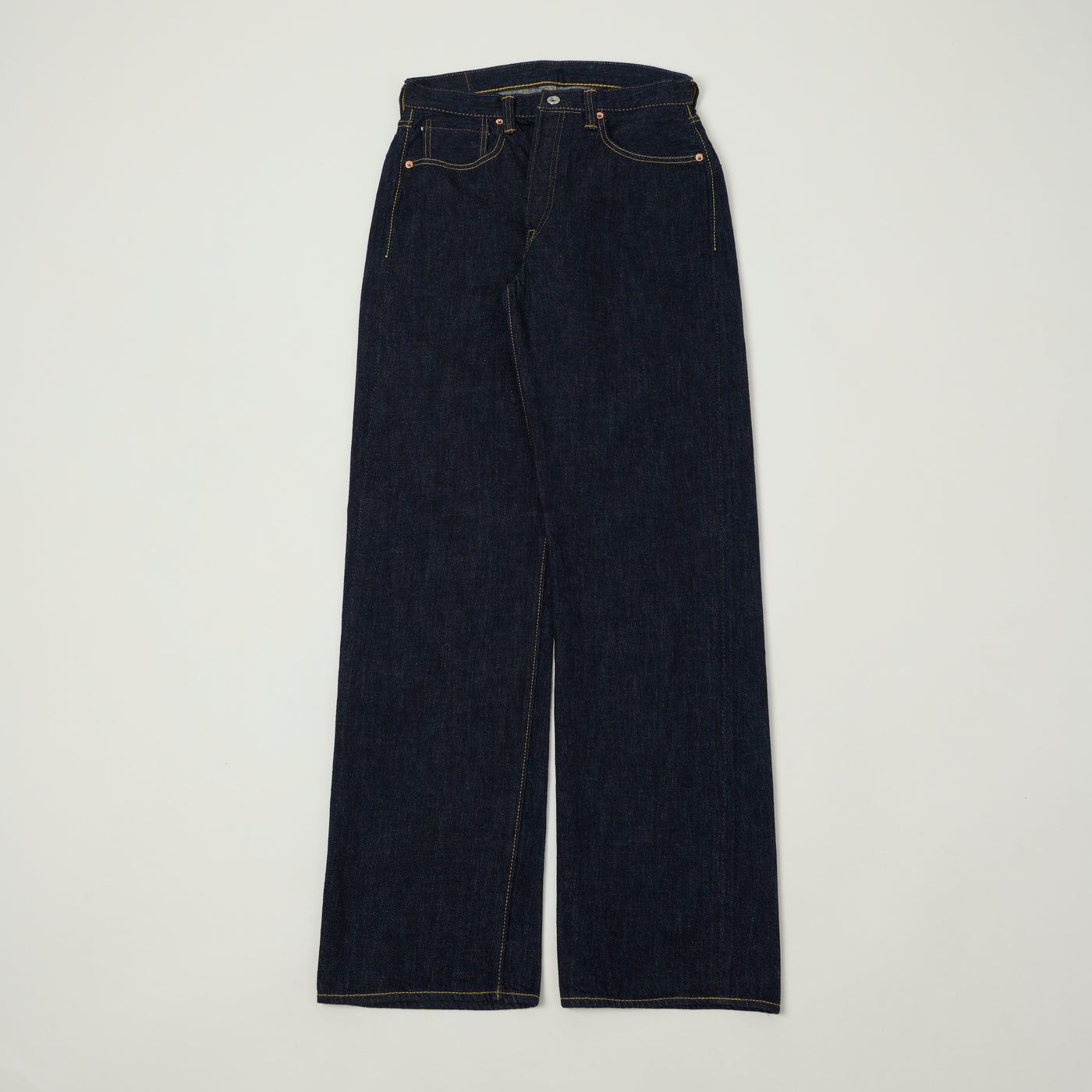 FULLCOUNT S0105 11.5oz WWII Model Wide Straight Jean - One Wash