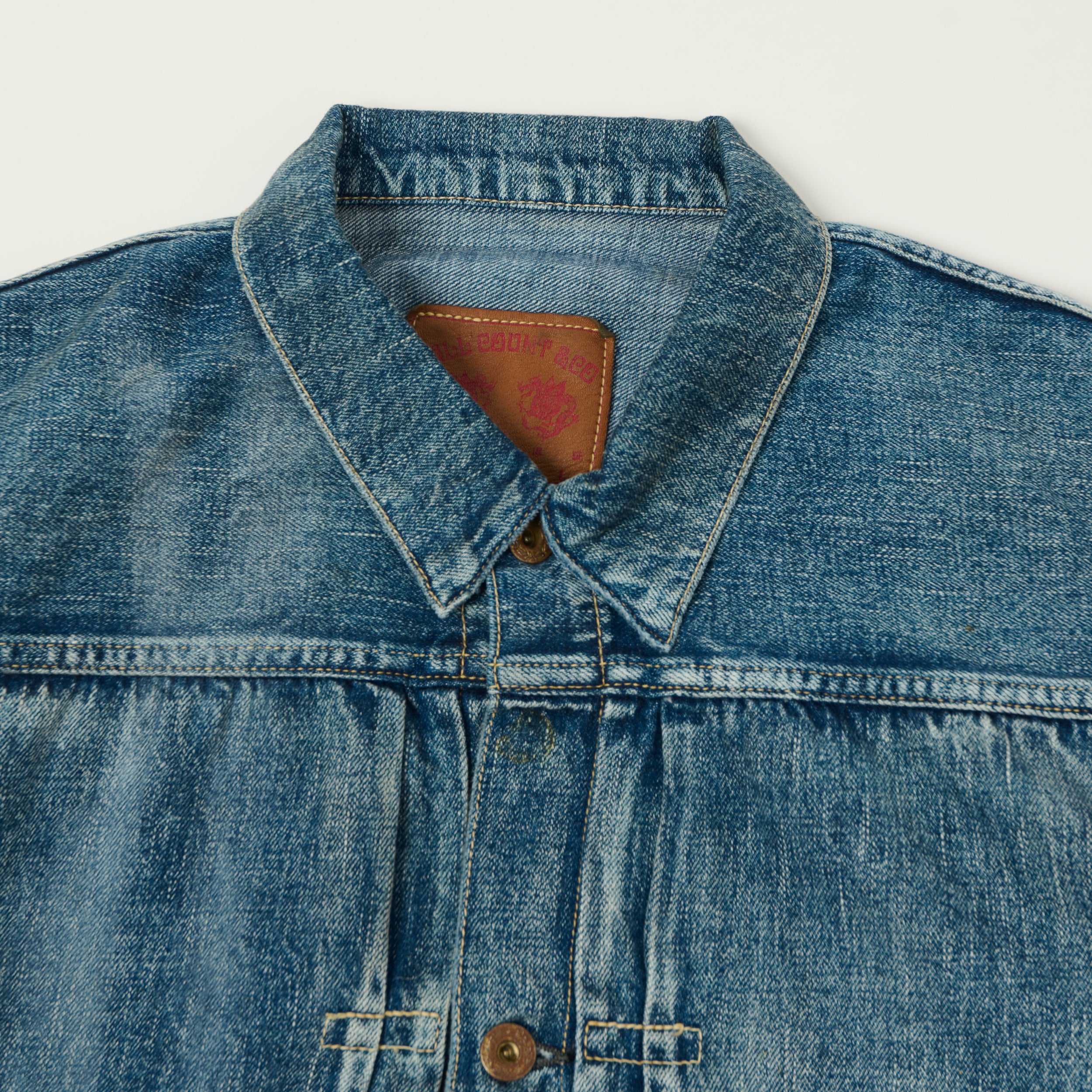 FULLCOUNT S2107SS 11.5oz WWII Model Denim Jacket - 'Master of Reality' Wash
