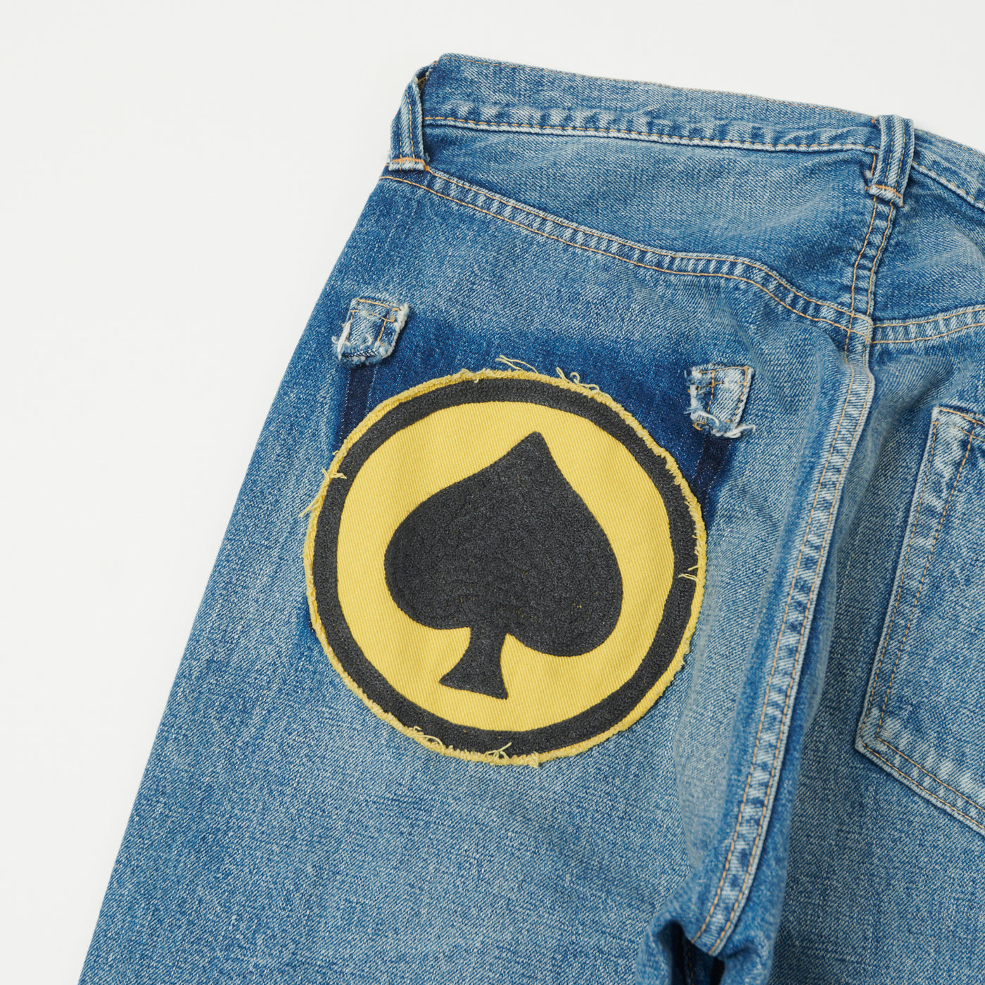 Full Count 0105HA Patched 13.7oz Wide Straight Jean