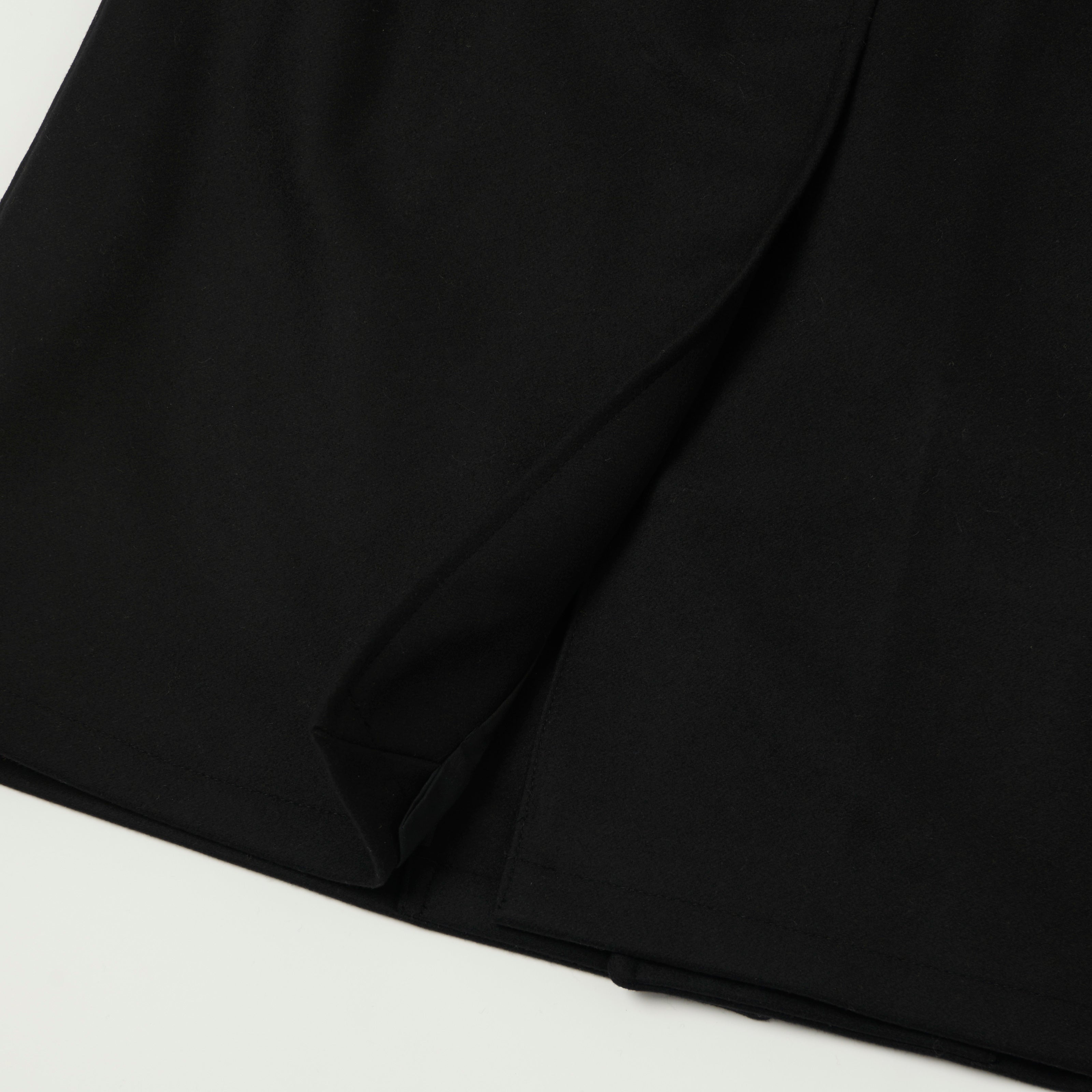 Gloverall 'Hynes' Raglan Sleeve Balmacaan Coat - Black