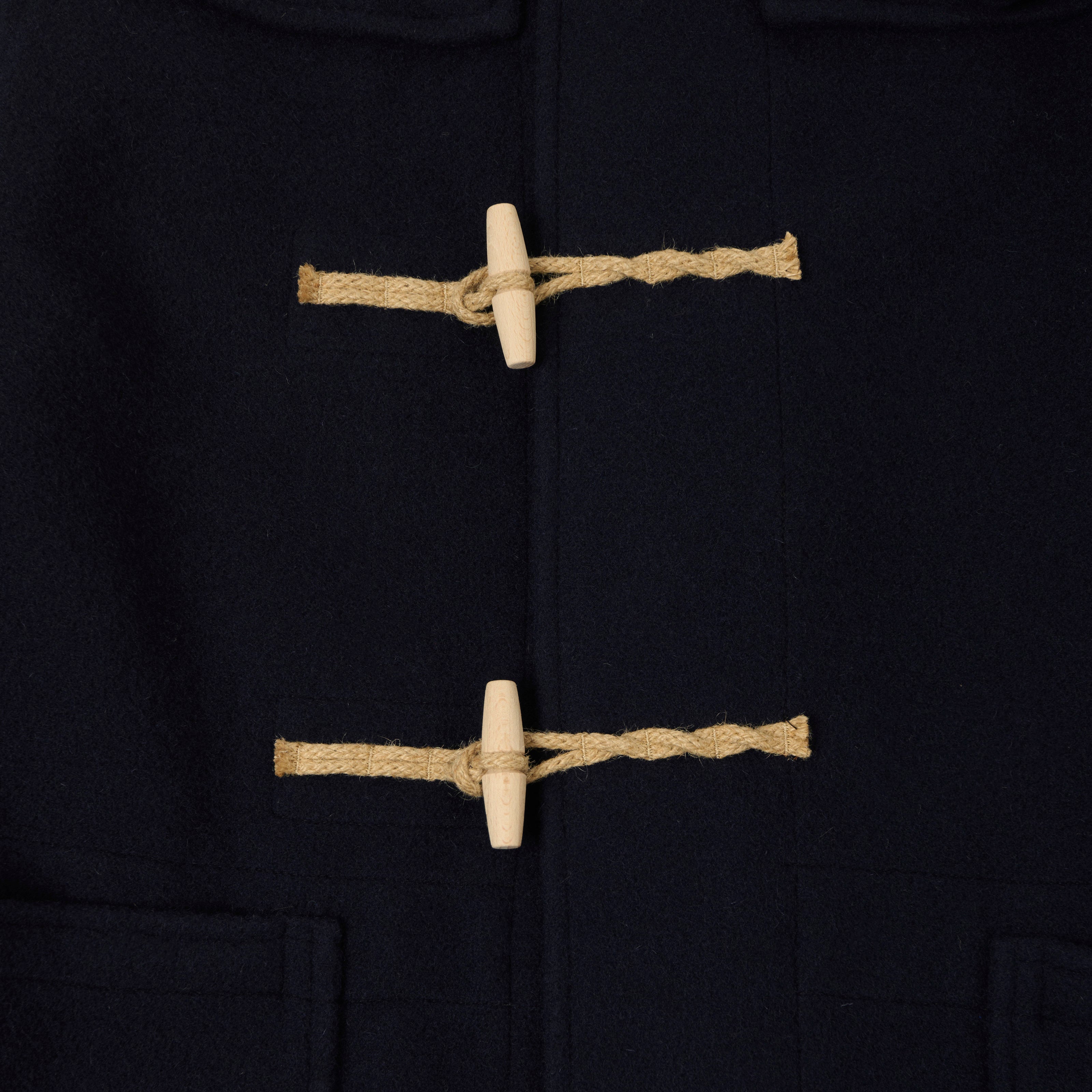 Gloverall Original 'Monty' Wool Duffle Coat - Navy