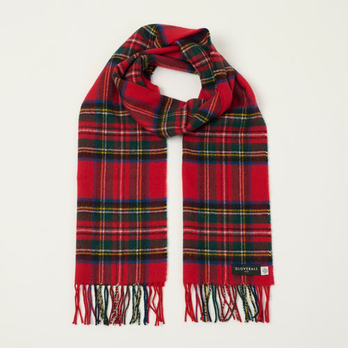 Gloverall Lambswool Tartan Scarf - Royal Stewart