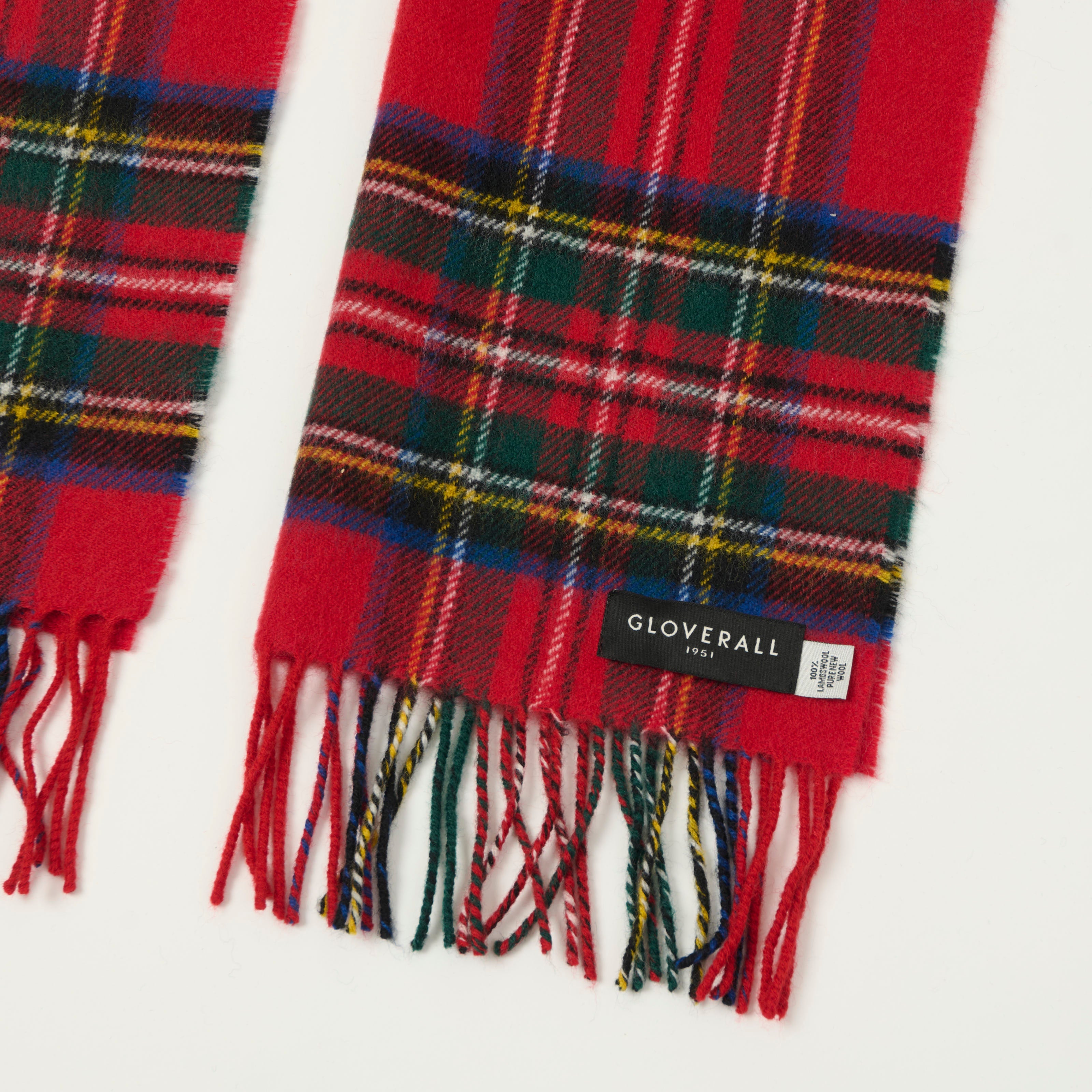 Gloverall Lambswool Tartan Scarf - Royal Stewart