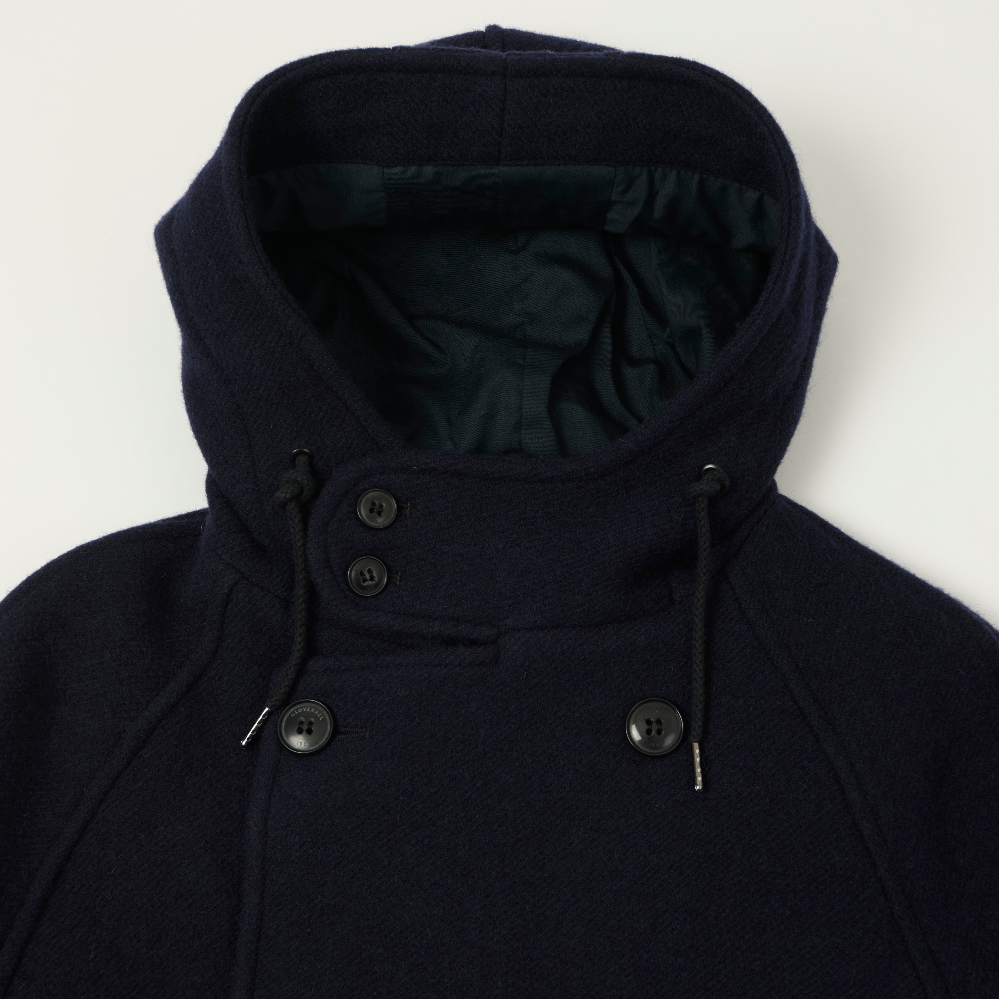 Gloverall Raglan Sleeve 'Horatio' Coat - Navy
