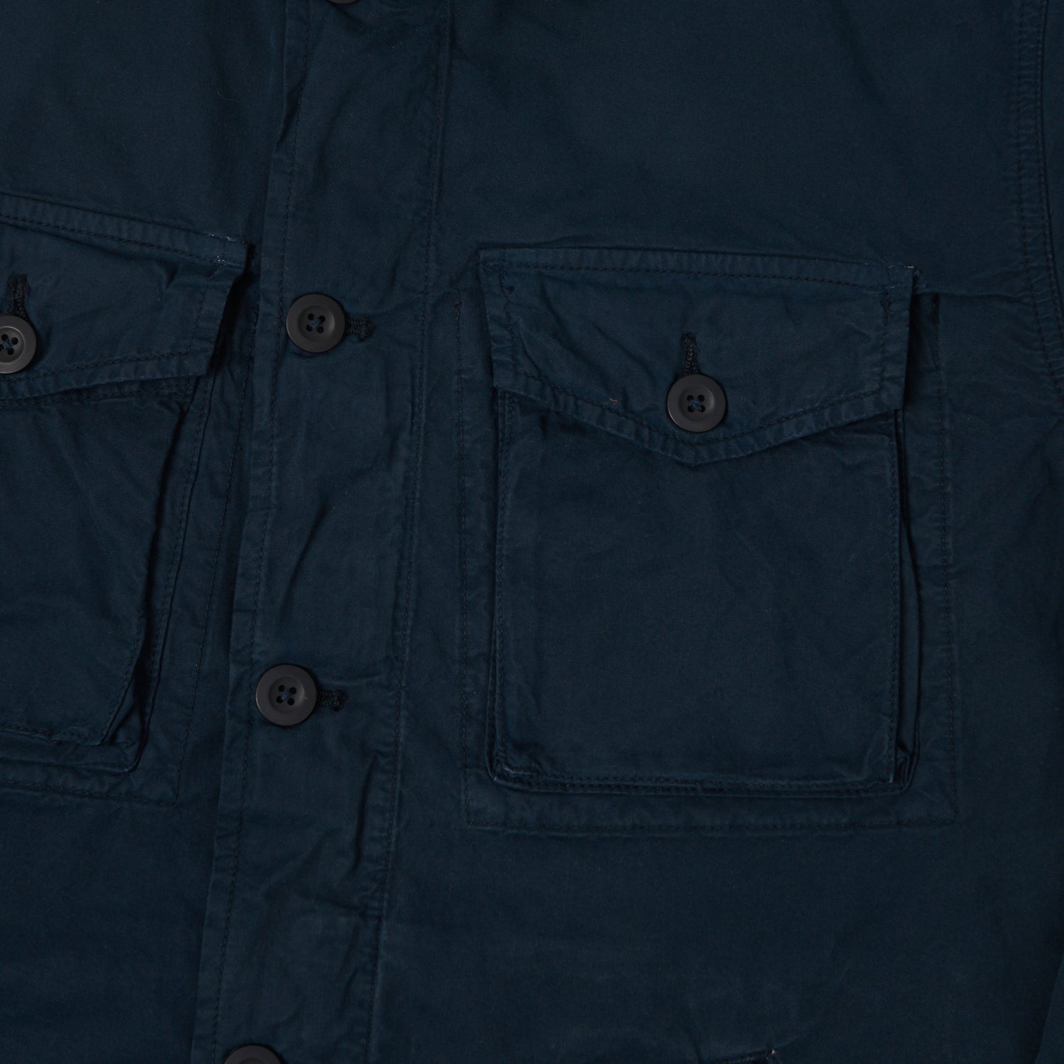 Hartford 'Jonah' Military Worker Jacket - Blue