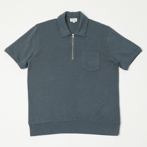 Hartford Quarter Zip Polo T-Shirt - Thunder