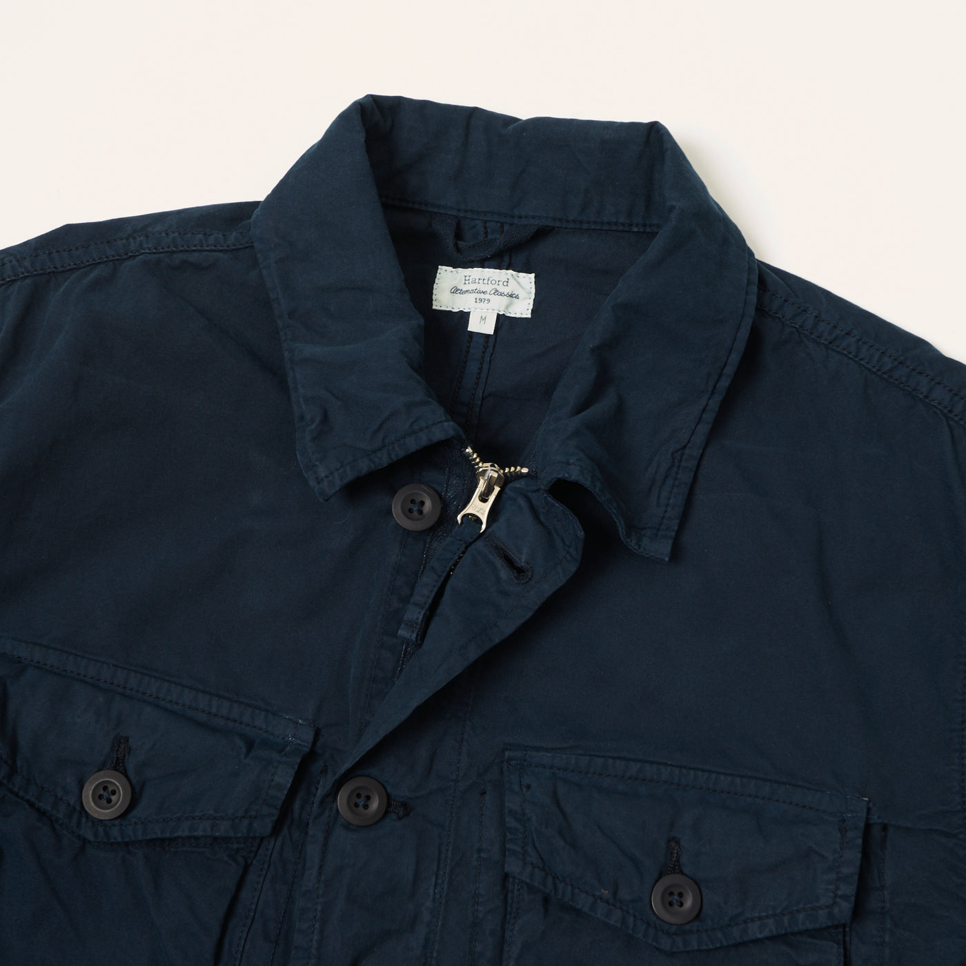 Hartford 'Jonah' Military Worker Jacket - Blue