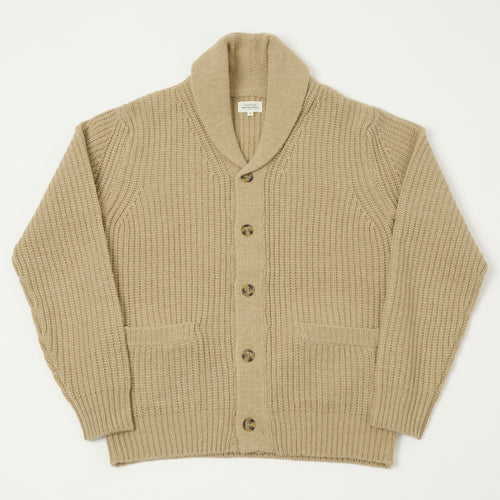 Hartford Shawl Collar Cardigan Cardigan - Camel