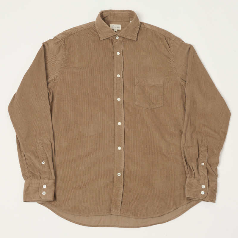 Hartford 'Paul' Light Corduroy Shirt - Camel