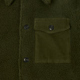 Hartford 'Sherpa' Utility Fleece Jacket - Army