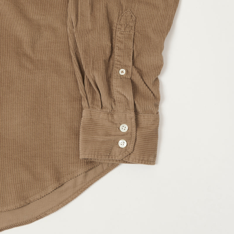 Hartford 'Paul' Light Corduroy Shirt - Camel